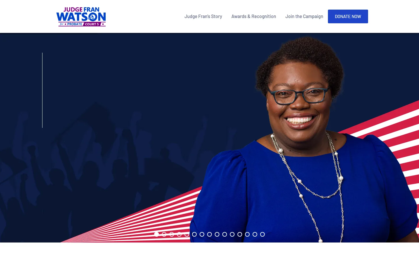 Fran Watson for Judge homepage