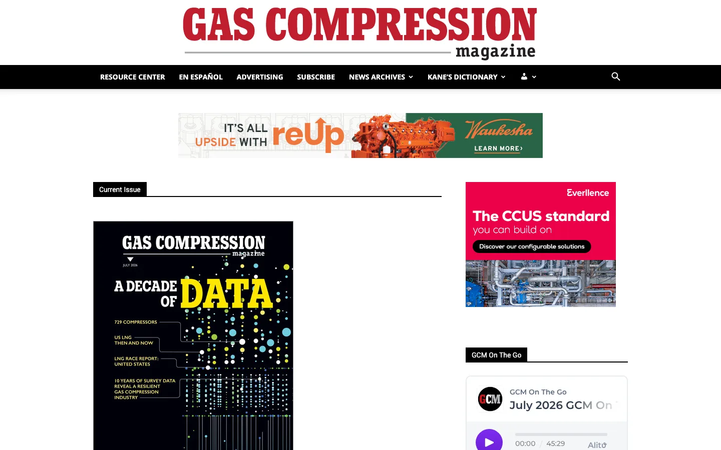 Gas Compression Magazine homepage