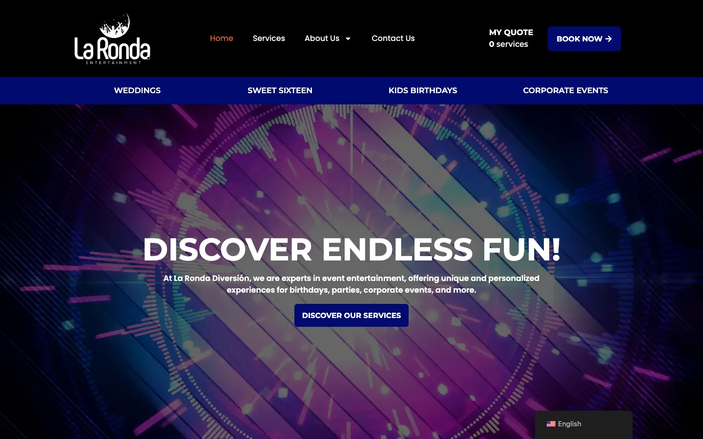 La Ronda USA homepage
